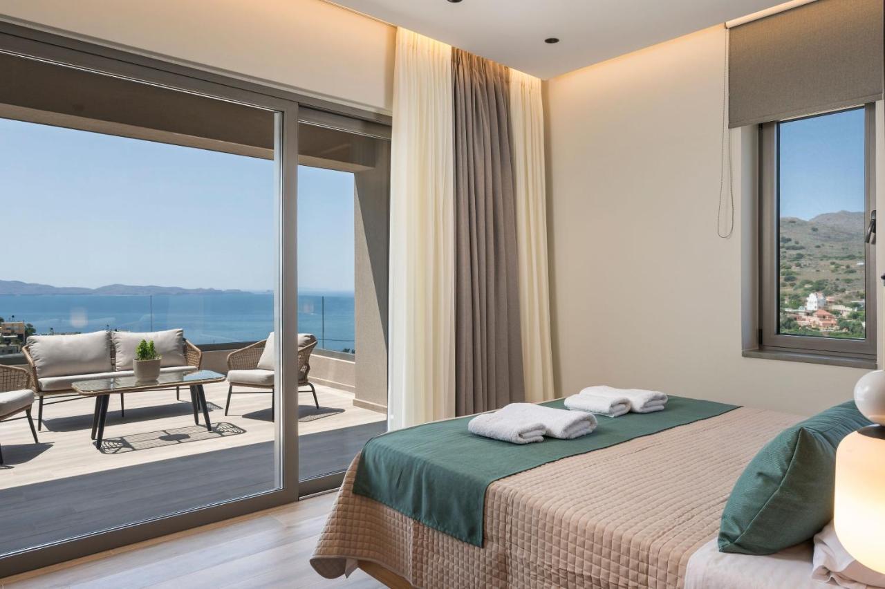 Villa Ekphrasis With Sea View And Jacuzzi Ravdhoúkha Esterno foto