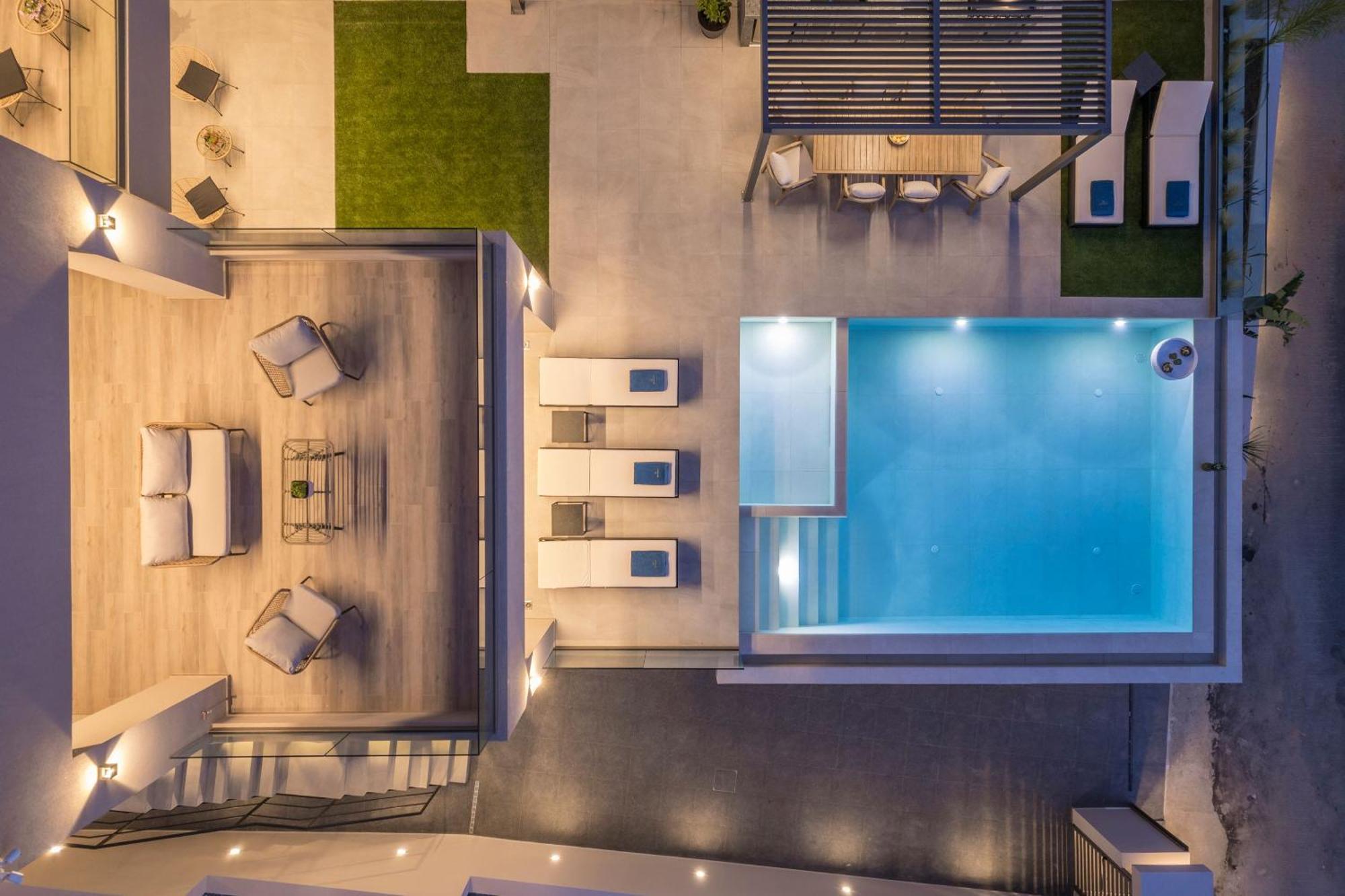 Villa Ekphrasis With Sea View And Jacuzzi Ravdhoúkha Esterno foto