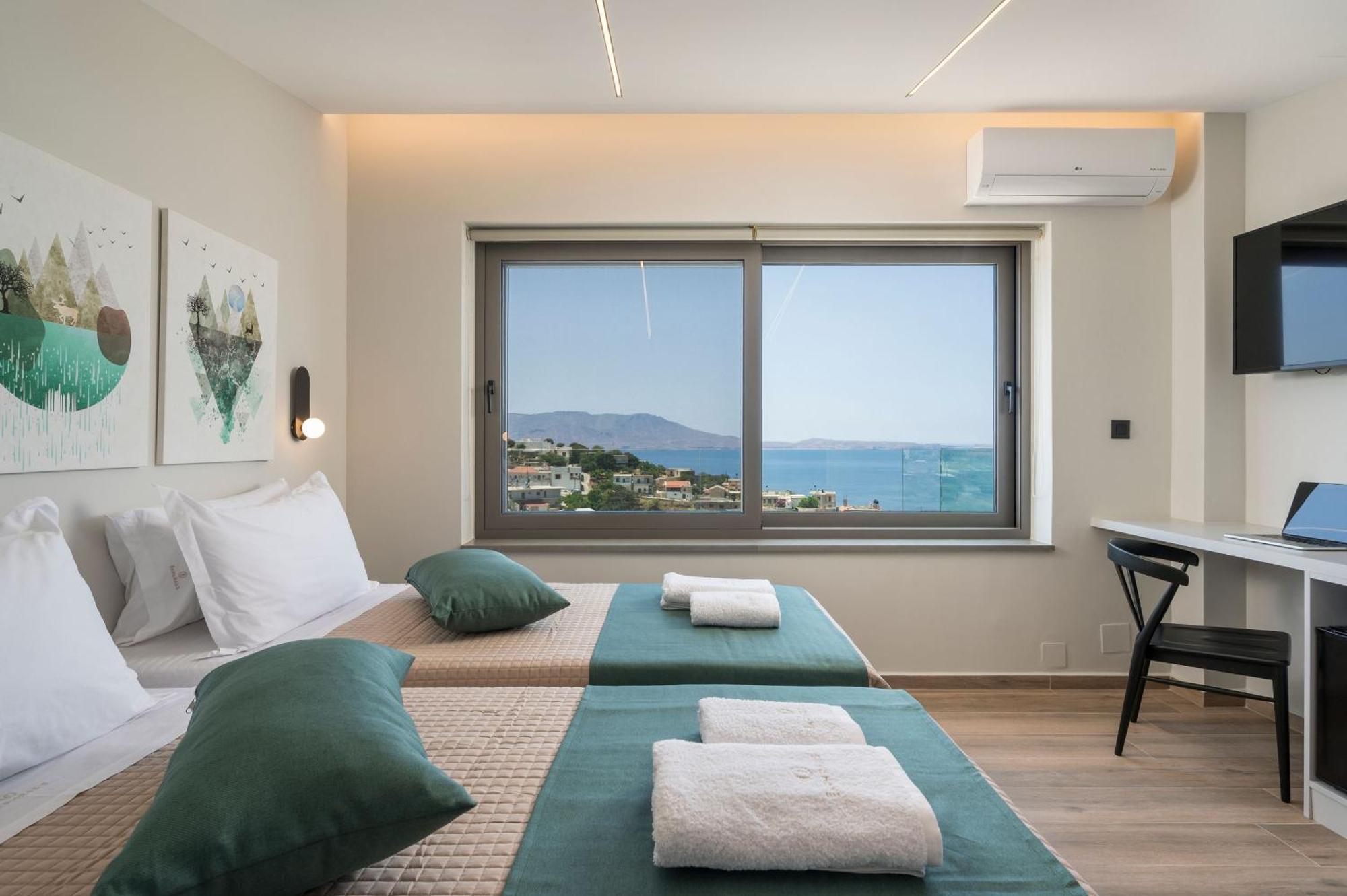 Villa Ekphrasis With Sea View And Jacuzzi Ravdhoúkha Esterno foto